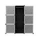 Пластикова шафа Storage Cube Cabinet MP-39-61, 9 секцій