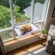 Лежанка для кішок на вікно з присосками Window Mounted Cat Bed Фіолетова