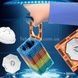 Конструктор магнитный с подсветкой 82 детали 6806 A (18/2) Разноцветный