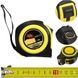Рулетка строительная измерительная 5м *16мм Tape measure5M Черная сжелтым