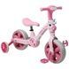 Велосипед дитячий зі страховими знімними колесами Best Trike JM-1071-9 Рожевий