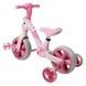 Велосипед дитячий зі страховими знімними колесами Best Trike JM-1071-9 Рожевий