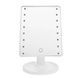 Настольное зеркало для макияжа Mirror c LED подсветкой 16 диодов квадратное Белое