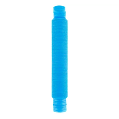Розвивальна дитяча іграшка-антистрес Pop Tube 20 см Блакитна