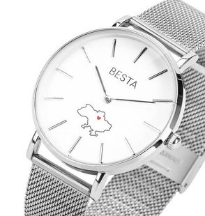 Годинники жіночі Besta Love UA Silver