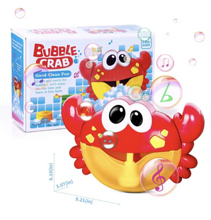 Музыкальная игрушка для ванны пенообразователь Bubble Crab Краб