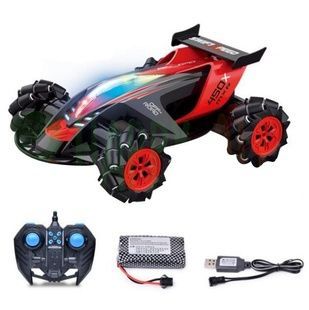 Трюкова машинка Drifter Turbo Air RC 360⁰ з пультом управління і ефектом диму Red