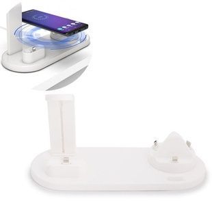 Бездротова зарядка Multi-Function Charging Stand 3в1 HS-264 Біла