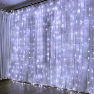 Гірлянда штора Водоспад 240Led 3*2м MA422 white Біле світло