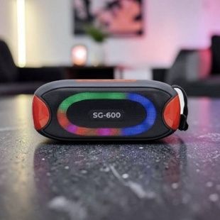 Колонка акумуляторна портативна Bluetooth TS-5582 G-800 Чорна з червоним