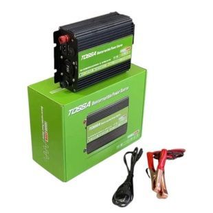 Перетворювач напруги з функцією UPS 12-220V 500W Tossa TAU500L Чорний із салатовим