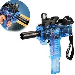 Электрический игрушечный пистолет UZI SMG с мягкой пулей
