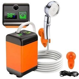 Душ портативний акумуляторний 9000mAh Lixada Помаранчевий