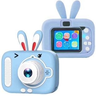 Детский фотоаппарат X900 Rabbit Голубой