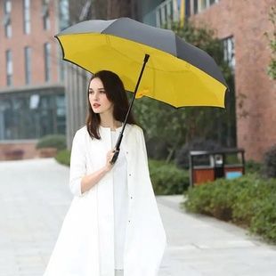 Парасолька навпаки Up Brella однотонна Жовта