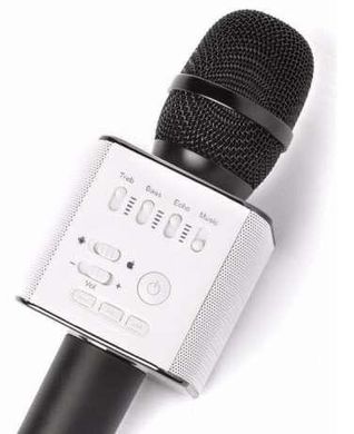 Караоке-микрофон Q9 black с чехлом