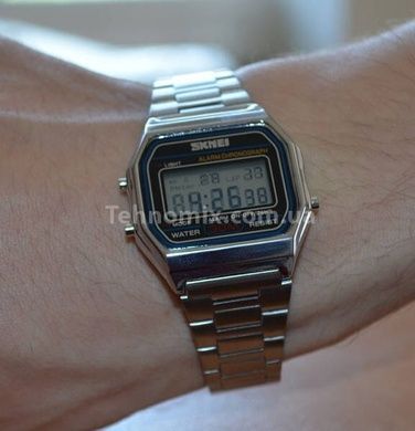 Годинники чоловічі тактичні Skmei Popular Silver 1123S