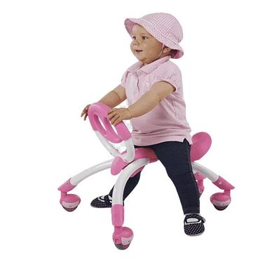 Ходунки велосипед Baby Walker на коліщатках Рожеві