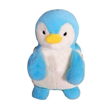 Іграшка-подушка Пінгвін з пледом 3 в 1 Блакитний