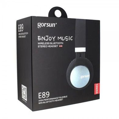 Бездротові Bluetooth Стерео навушники Gorsun GS-E89 Зелені