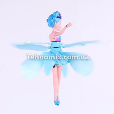 Летающая кукла фея Flying Fairy летит за рукой Голубая