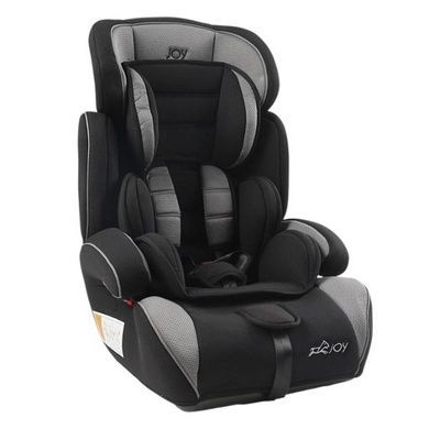Дитяче автокрісло універсальне від 9-36кг з бустером I/II/III група JOY 7045-21 Чорне з сірим
