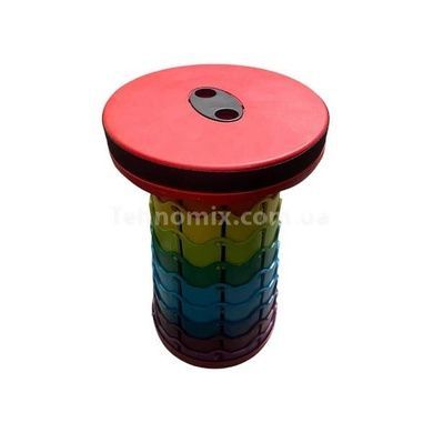 Складаний стілець Telescopic stool (розкладний телескопічний стілець) червоний