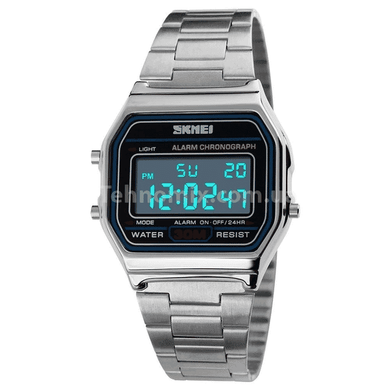 Годинники чоловічі тактичні Skmei Popular Silver 1123S