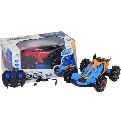 Трюкова машинка Drifter Turbo Air RC 360⁰ з пультом управління і ефектом диму Red
