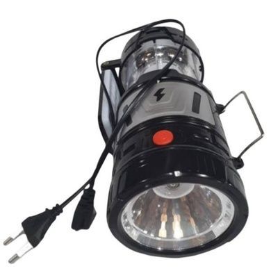 Кемпінговий ліхтар акумуляторний 220V TJ-288 5+1LED COB Чорний
