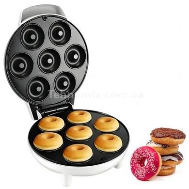 Прилад для приготування пончиків на 7 шт. Donut Maker Білий