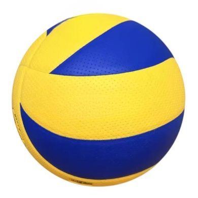 М'яч волейбольний 280-300гр PVC TK Sport C 62447 Жовтий із синім