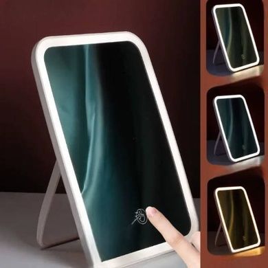 Дзеркало для макіяжу настільне з підсвічуванням Led Lighted Біле