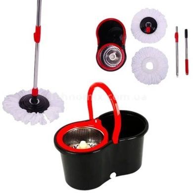 Комплект для уборки ведро 8л и круглая швабра Spin Mop 360 Gold Diamond ТК00028 Черный