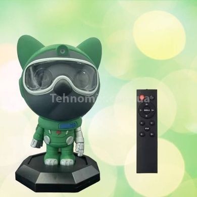 Проектор зоряного неба у вигляді космічного собаки Spase Dog Galaxy Star Light Зелений