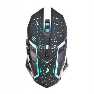 Миша ігрова комп'ютерна бездротова з RGB підсвічуванням Weibo WB-911