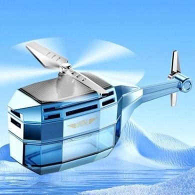 Автомобільний ароматизатор Вертоліт Vert-02 на сонячній батареї Блакитний