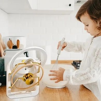 Тримач для кришок кухонний Kitchen po cover rack Білий