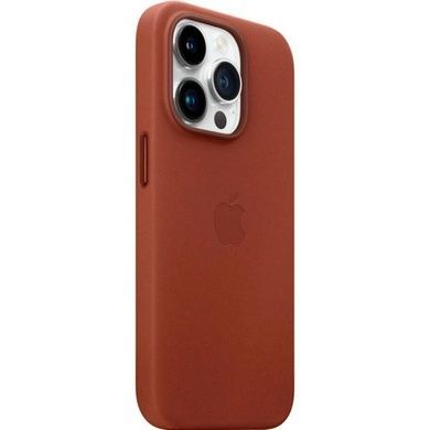 Чохол для смартфона Leather AAA Full Magsafe IC для iPhone 15 Pro Saddle Brown