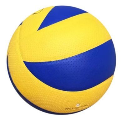 М'яч волейбольний 280-300гр PVC TK Sport C 62447 Жовтий із синім