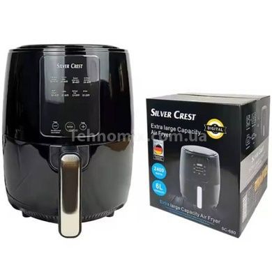 Аэрофритюрница 6л Silver Crest SC-680 Черная