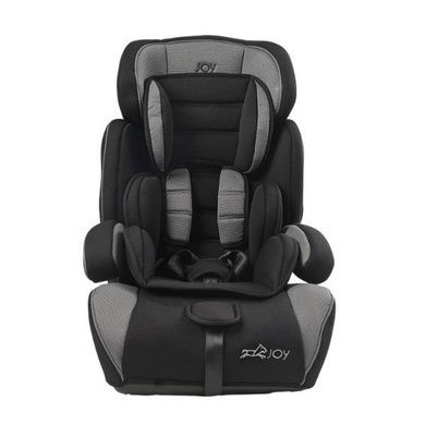 Дитяче автокрісло універсальне від 9-36кг з бустером I/II/III група JOY 7045-21 Чорне з сірим