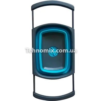 Складной силиконовый дуршлаг для мытья овощей и фруктов JM-608-1 Синий