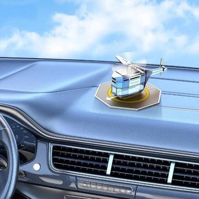 Автомобільний ароматизатор Вертоліт Vert-02 на сонячній батареї Блакитний
