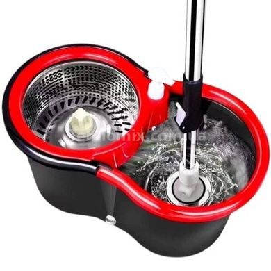 Комплект для уборки ведро 8л и круглая швабра Spin Mop 360 Gold Diamond ТК00028 Черный