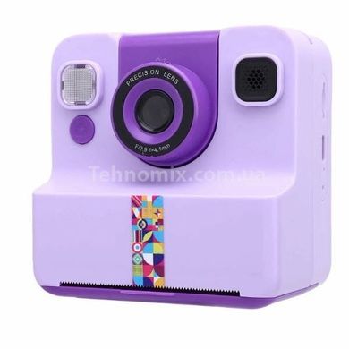 Фотоапарат моментального друку HD Print Camera Фіолетова