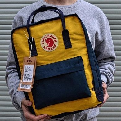 Рюкзак Fjallraven Kanken Classic Жовто-синій
