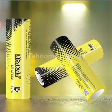 Аккумулятор 5500mAh 21700 LiitoKala LT55 Черный с желтым