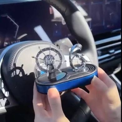 Освежитель ароматизатор автомобильный Штурвал капитана AND-8 Серый