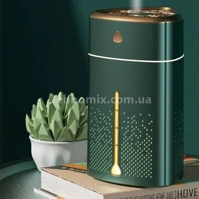 Зволожувач повітря з підсвічуванням Fog Humidifier 8496 Зелений